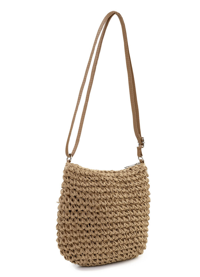 Zomertas, dames, met verstelbare schouderband NATURBRAUN