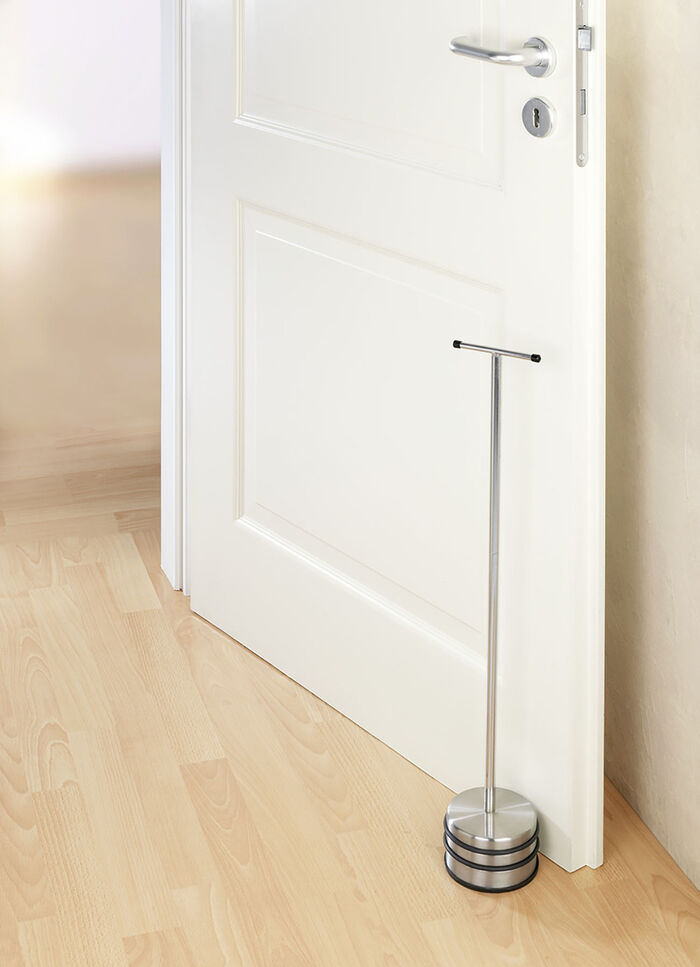 Deurstopper van roestvrij staal 