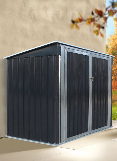 Afvalbakkenkast van verzinkt staal 