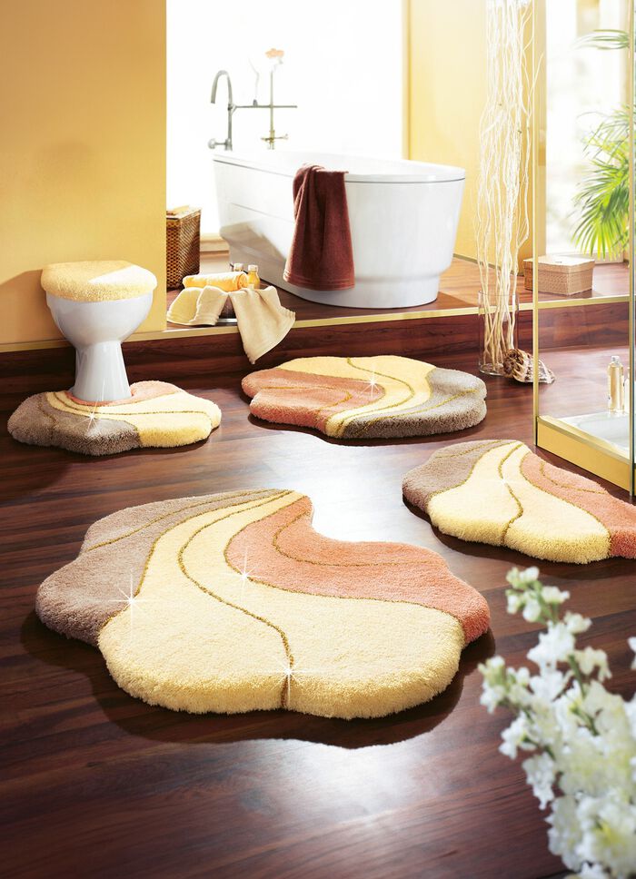 Barefoot zachte badset goud glittergaren 