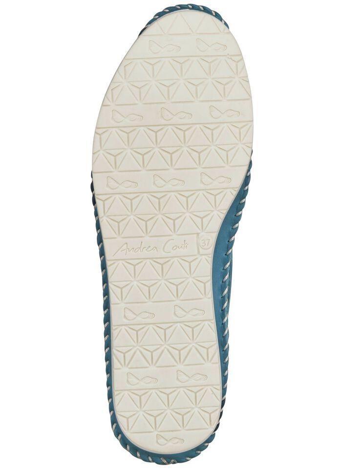 Andrea Conti mocassinpantoffels met brutale leren bloemen 