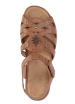 ELENA EDEN sandaal met decoratieve klinknagels en leren inzetstukken 