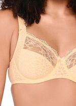 LingaDore beugelbeha met jacquarddesign en elastische kant 