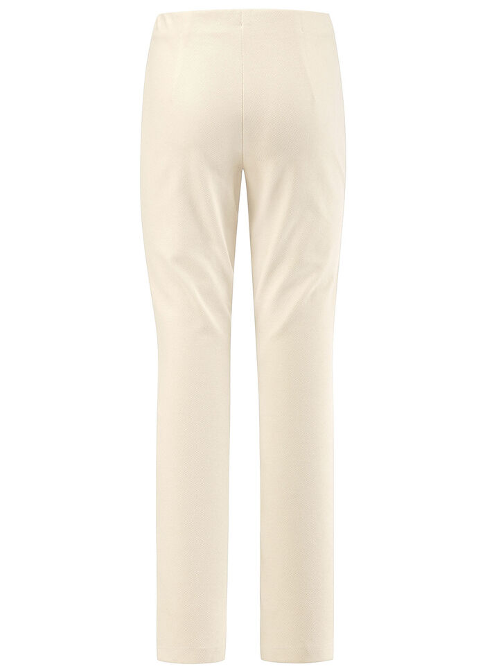 Broek met een getailleerde tailleband 