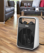 Luchtverhitter met traploze temperatuurregeling 