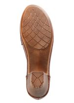 Gemini pumps van deels gekleurd rundnappaleer COGNAC