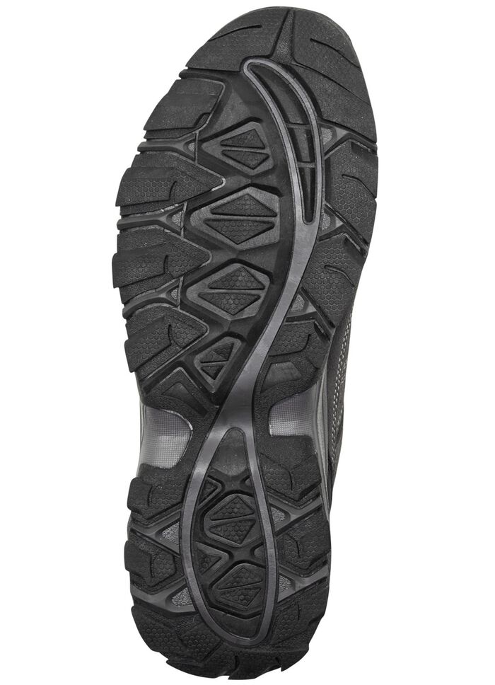 Ademende heren veterschoenen met uitneembaar voetbed GRAFIET