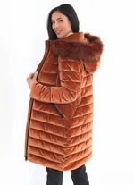 Korte jas met afneembare capuchon 