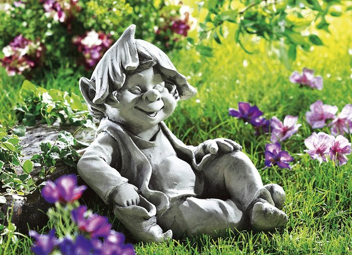 Weerbestendige kabouters voor tuin en terras GRIJS