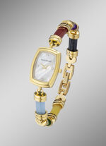 Dameshorloge met jade armband in veelkleurig 