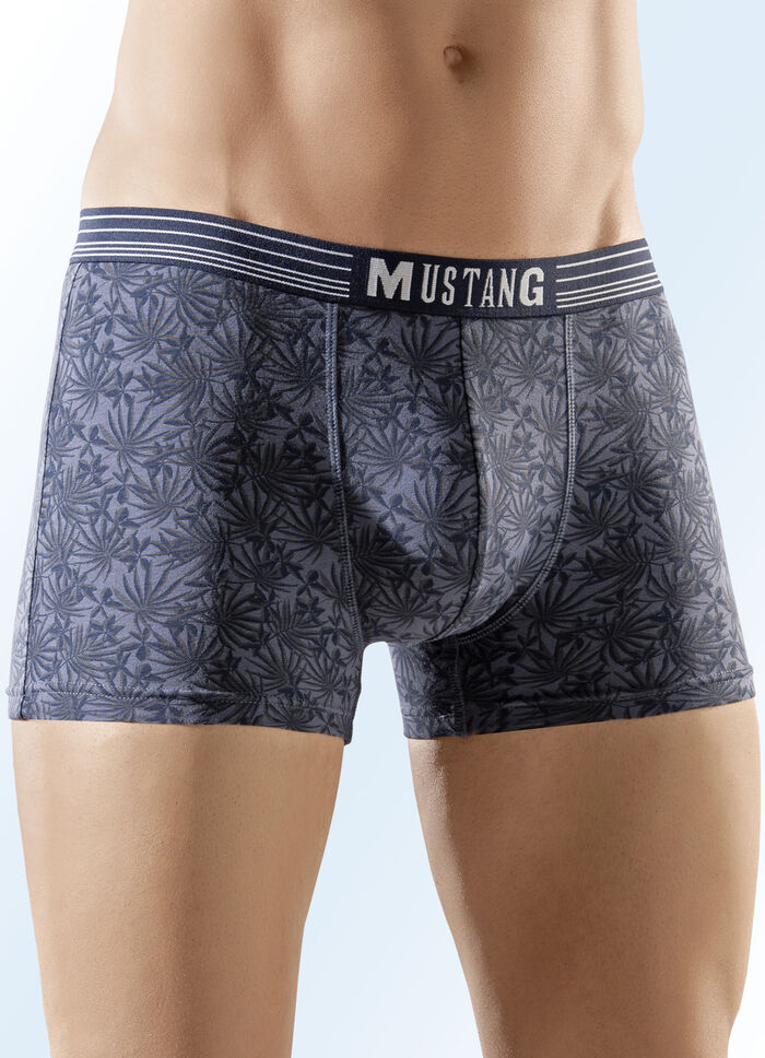 Set van drie boxershorts, bedrukt, van Mustang 