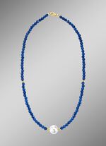 Ketting met parelglans en edelsteenglans 