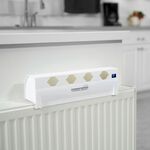 Compacte, op batterijen werkende verwarmingsventilator 