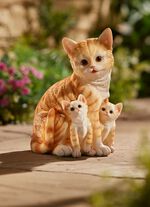 Verlichte kattenfamilie 