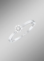 Damesring met 9 briljanten 