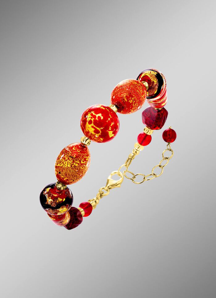 Armband met Murano glaskralen 