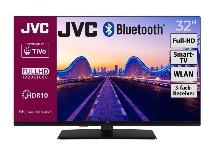 JVC LT-32VF5355 LED-tv met drievoudige HD-ontvanger 