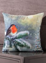 Kussensloop met wintermotief 