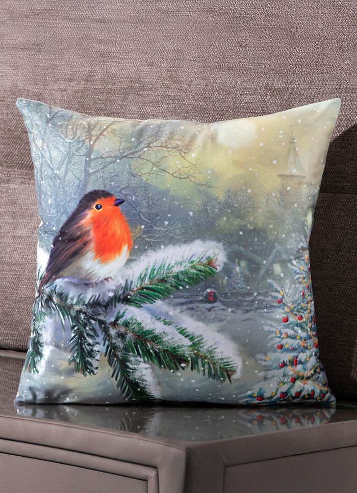 Kussensloop met wintermotief 