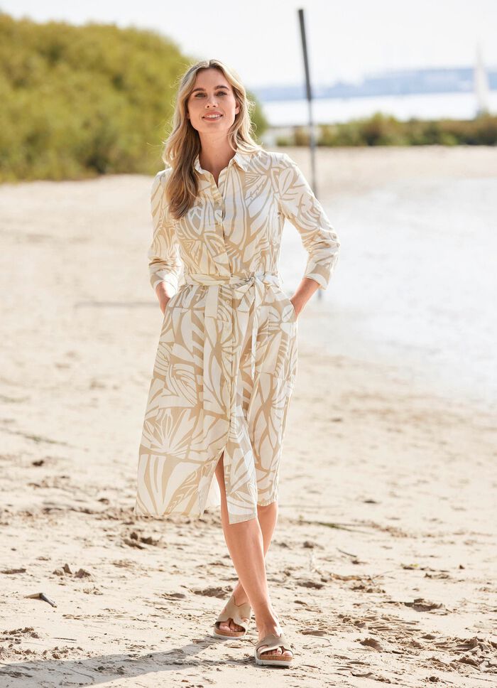 Jurk met overhemdkraag 