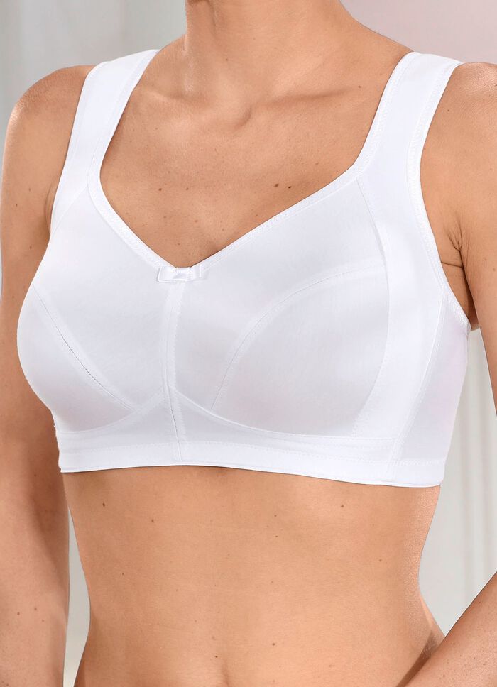 Miss Mary bh met ademend katoenen inzetstuk 