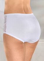 Set van drie slips met elastische kant 