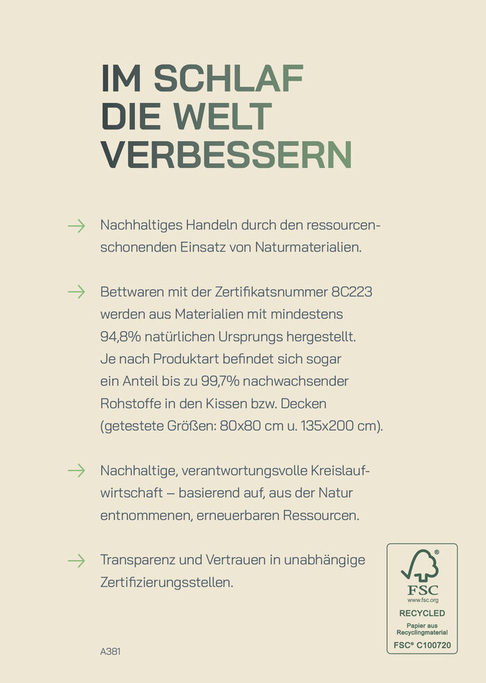 F.a.n. Eersteklas beddengoedprogramma 