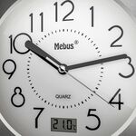 Badkamerklok met extra grote cijfers 