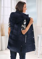 Vest met afneembare capuchon MARINEBLAUW