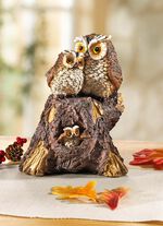 Handgeschilderd uilenpaar 