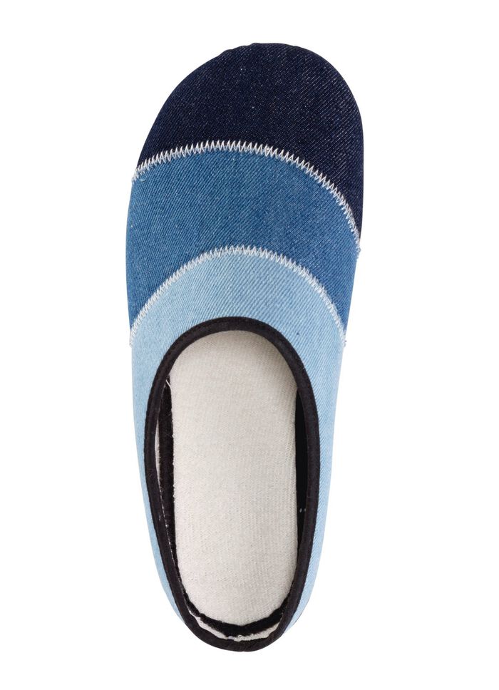 Laurina pantoffels gemaakt van katoendenim 