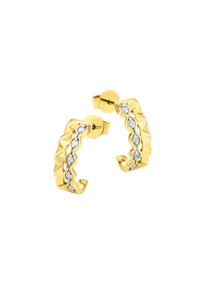 Oorbellen met stijlvolle glitter 