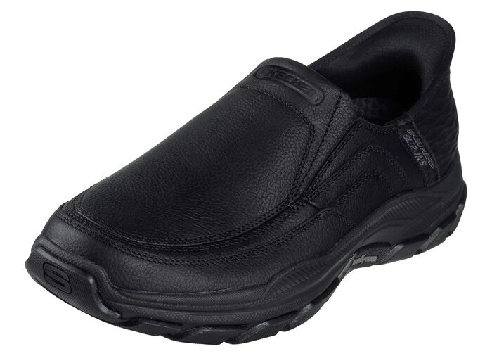 SKECHERS, comfortabele herenpantoffels, met voorgevormde instaphak 