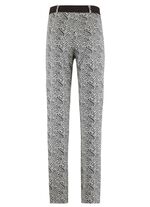 Broek met trendy dierenhuiddessin 
