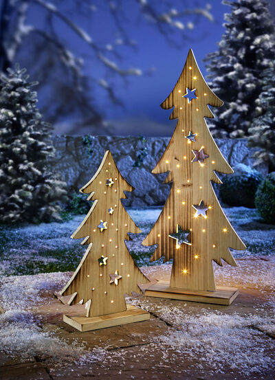 LED-spar gemaakt van grenenhout 