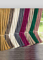 Verduisteringsgordijn met sierlijke optische look 