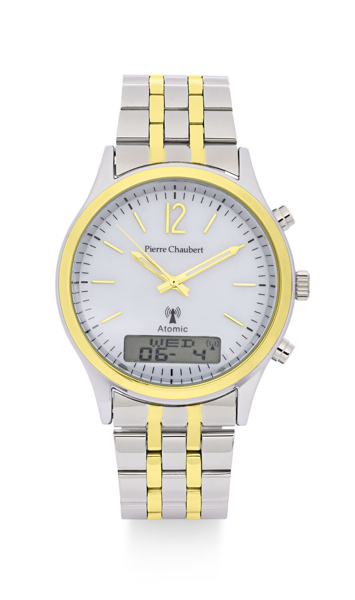Radiogestuurd herenhorloge "Pierre Chaubert". 