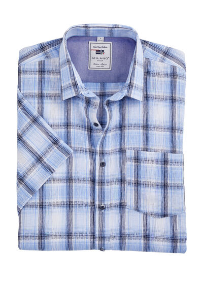 Geruit overhemd van &quot;Milano Italy&quot; in 3 kleuren 