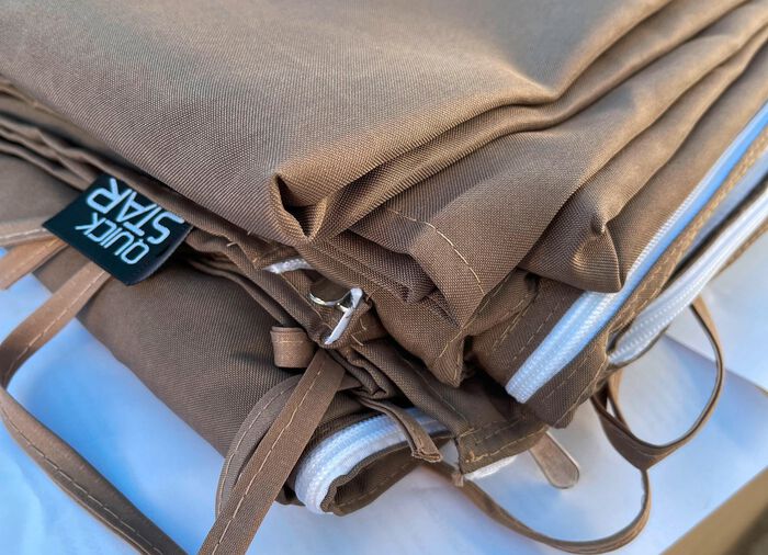 Zijwandset, 4-delig, voor hardtop paviljoen 