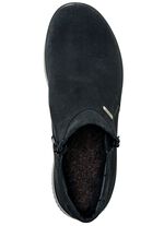 Ademende dameslaarzen, winterschoenen, breedte K, met rits ZWART