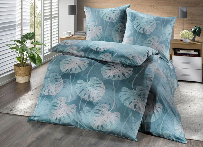 Mako satijnen beddengoedset van Estella GROEN