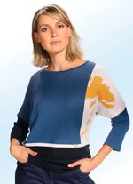 Trui met vleermuismouwen en modal 