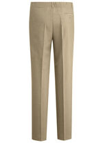 "Klaus Models" broek met plooien in 3 kleuren ZAND GEM&Ecirc;LEERD