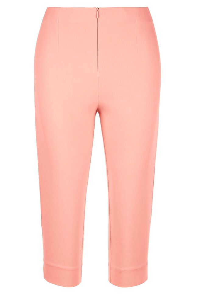 Capribroek met comfortabele elastische tailleband 