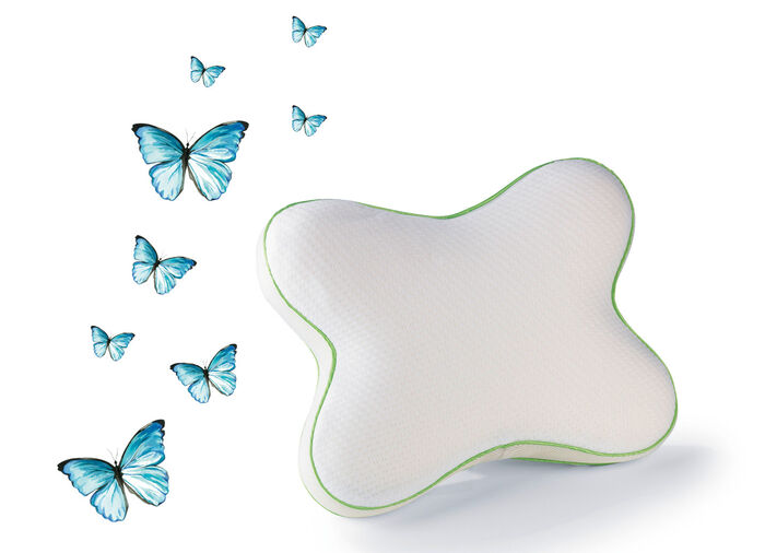 Vlinderkussen voor een goede nachtrust 