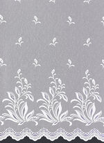 Charmant bloemengordijn met automatische plooien 