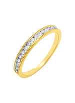 Prachtige damesring met diamanten