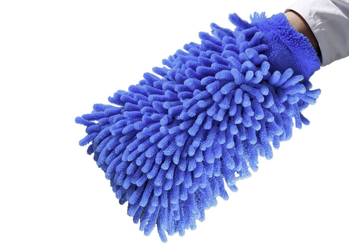 Glanzmeister Dual Color XL washandjes, set van 2 BLAUW