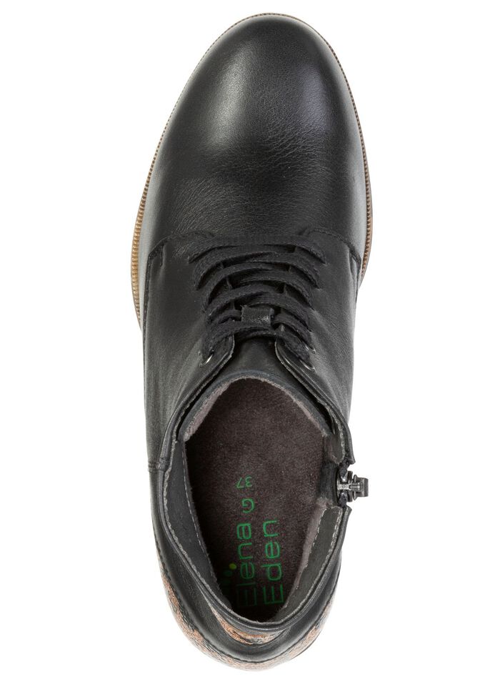 ELENA EDEN, trendy dames enkellaarsjes, breedte G, met uitneembaar voetbed 