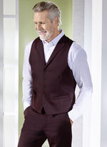 Vest met satijnen rug 